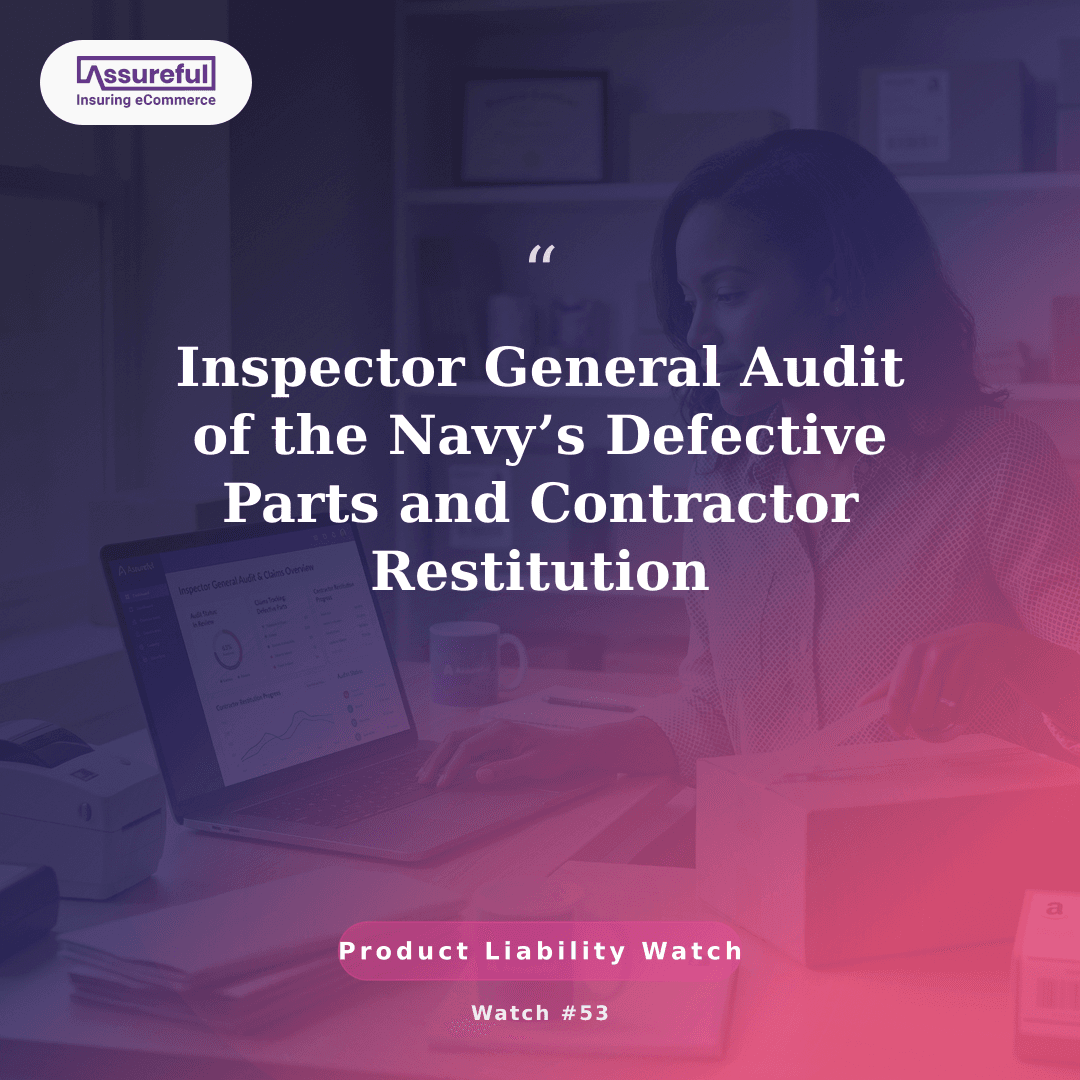 Inspector General Audit of the Navy’s Defective Parts and Contractor Restitution