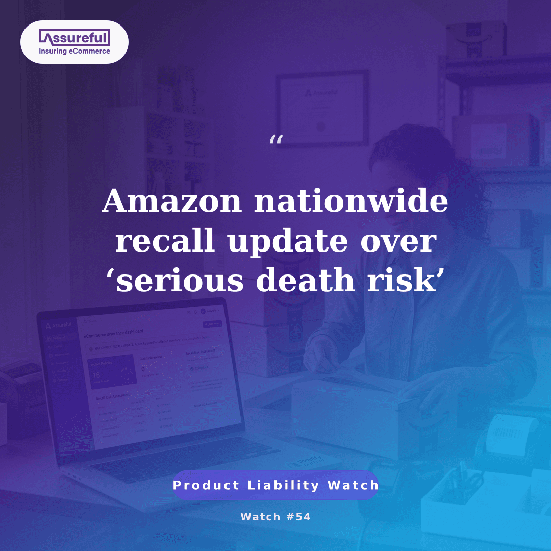 Amazon nationwide recall update over ‘serious death risk’