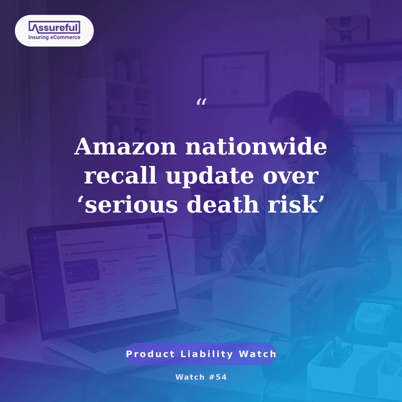 Amazon nationwide recall update over ‘serious death risk’