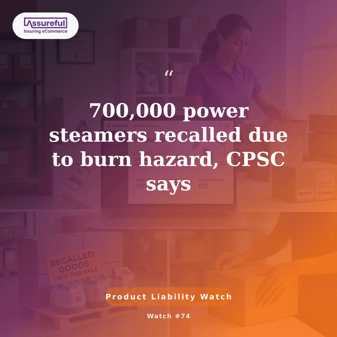 700,000 power steamers recalled due to burn hazard, CPSC says