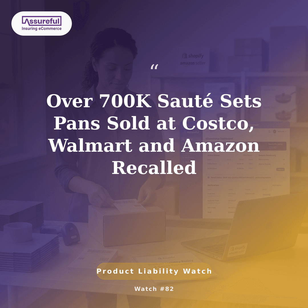 Over 700K Sauté Sets Pans Sold at Costco, Walmart and Amazon Recalled