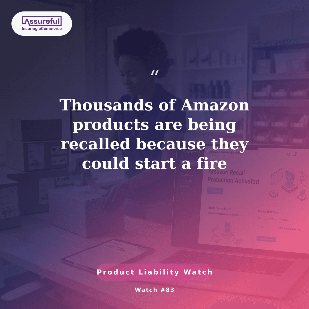 Thousands of Amazon products are being recalled because they could start a fire