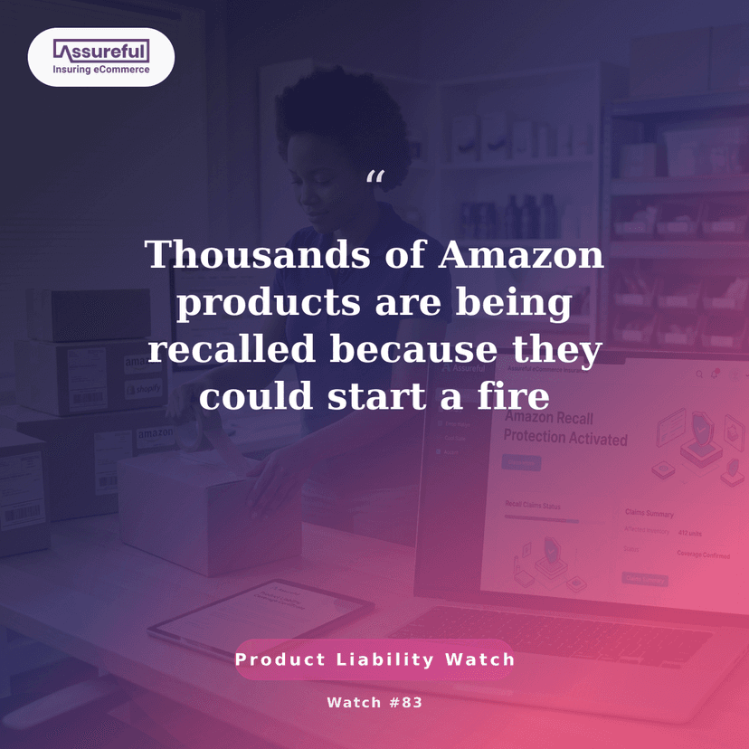 Thousands of Amazon products are being recalled because they could start a fire