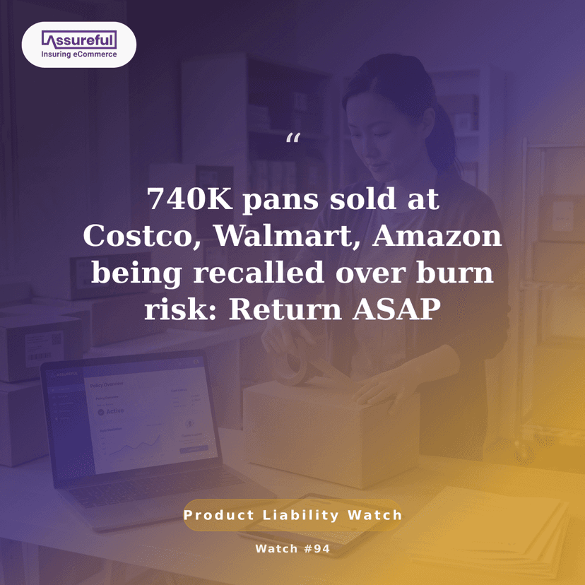 740K pans sold at Costco, Walmart, Amazon being recalled over burn risk: Return ASAP