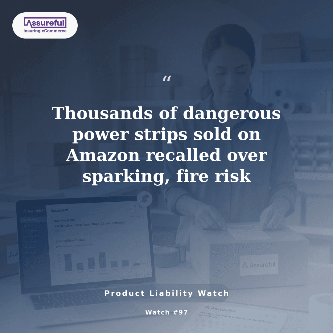 Thousands of dangerous power strips sold on Amazon recalled over sparking, fire risk