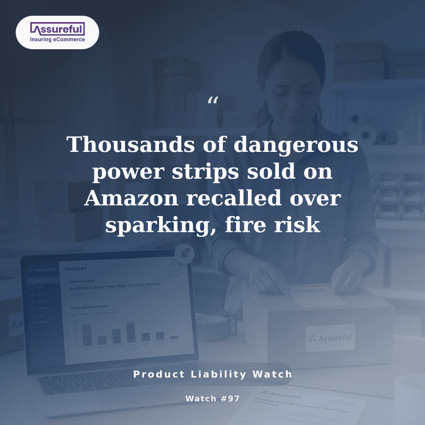 Thousands of dangerous power strips sold on Amazon recalled over sparking, fire risk